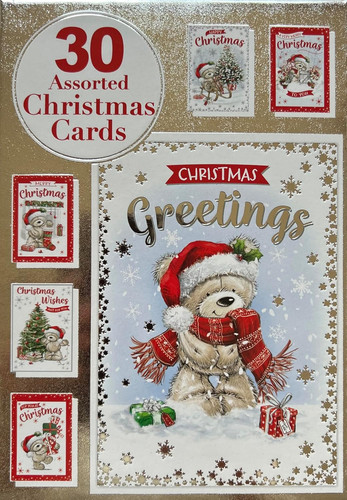 Christmas greetings assorted - christmas,