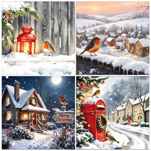 Pack merry christmas cards - 24,