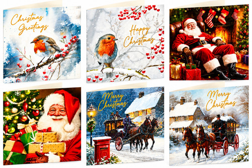 Christmas cards bumper pack - 36,