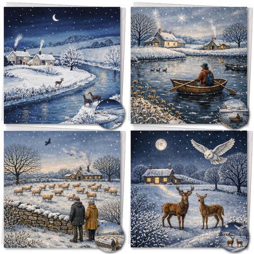 Christmas winter scene - ,
