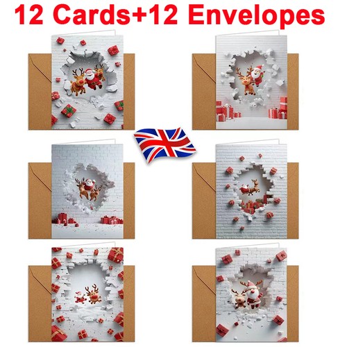 12x christmas cards bumper - 12x,