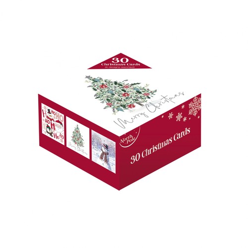 Christmas card boxed 30 - christmas,