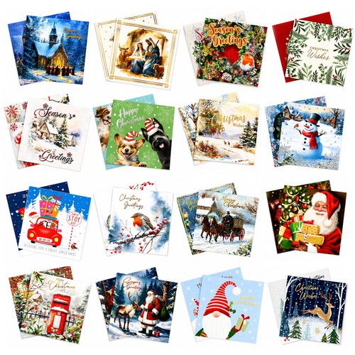 Christmas cards card pack - cards, 12