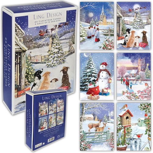 Snowy scenes box 24 - snowy,