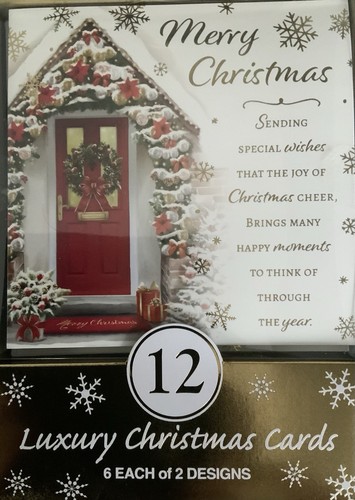 Boxed christmas cards 12pk - christmas,