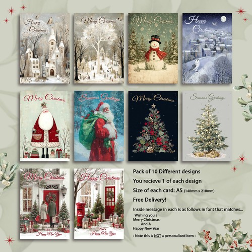 Pack christmas cards - pack,