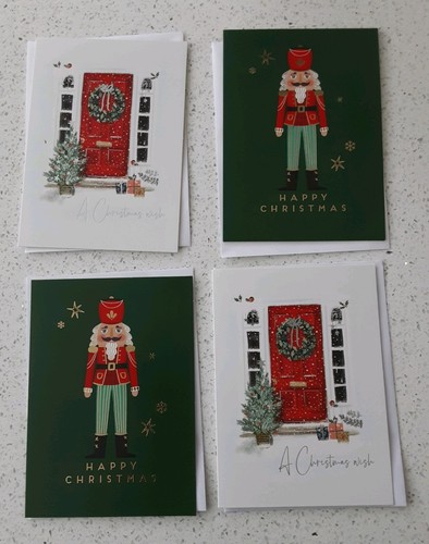 Christmas cards traditional 4 - cards,