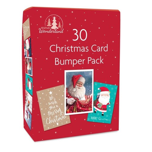 Christmas cards box - cards, 30
