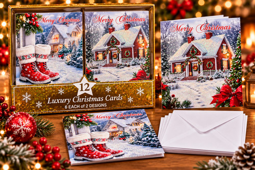 Christmas cards pack - christmas,