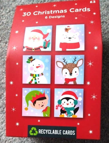 Christmas cards box 30 - christmas,