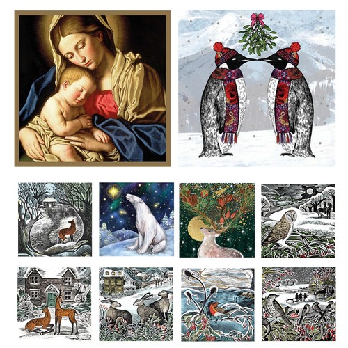 Box christmas cards 100 - 5, 100%