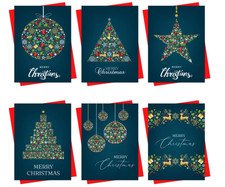 30 Pack Christmas Cards Boxed