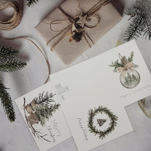 Boxed christmas cards pack - pack, of