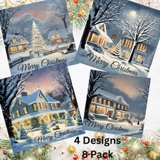 Bumper Pack Of 8 Village White