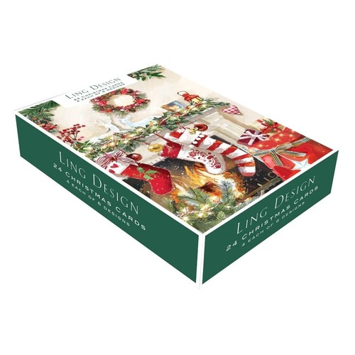 Box christmas cards - 24,