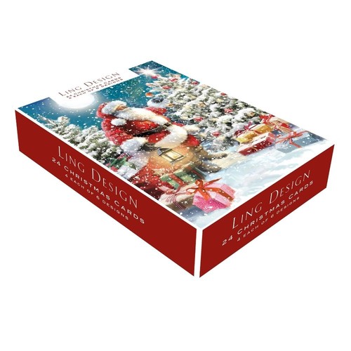 Box christmas cards - 24,