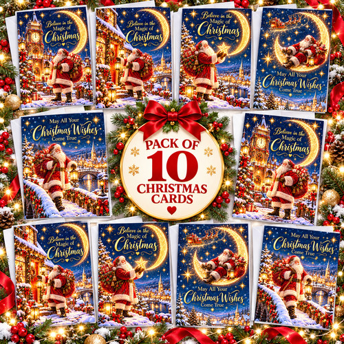Pack christmas cards - of,