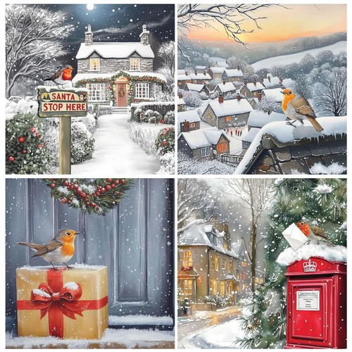 Christmas cards pack - pack, 24.