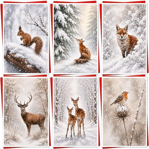 Christmas cards 2026 pack - christmas, 30
