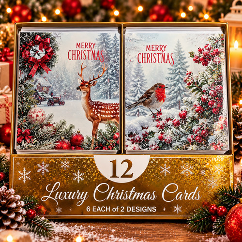 Christmas cards pack - of, 12