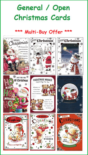 Open christmas cards - open,