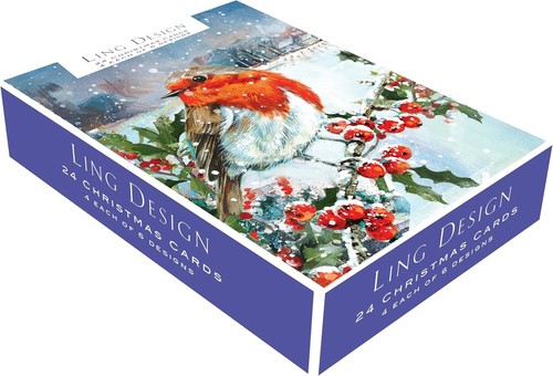 Snowy scene christmas cards - scene,